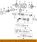 19302547 Gm Chevrolet Oem Corvette Rear Shaft Bearing