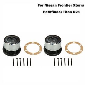 2 Pcs Locking Hub Fit For Nissan Pathfinder Frontier Xterra Titan D21