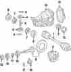 203-350-53-56 2033505356 Mercedes-benz Genuine Oem Axle Assy