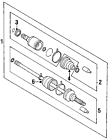 28421fe241 Subaru Genuine Oem Axle