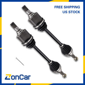 Zc4sha01200u1-us 2pcs Cv Axle Shafts Front Driver And Passenger Pair Set For 08-14 Nissan Rogue Awd