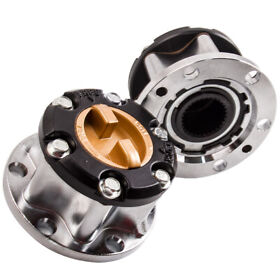 Vi6qar 2pcs Free Wheel Hub Locking Manual Lock 30 Spline Fit For Toyota Land Cruiser