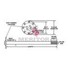 3202f9340 Meritor Drive Axle Shaft