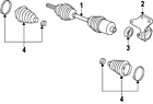 39101-3nt0a Nissan 391013nt0a Genuine Oem Axle