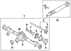 43003-ea001 Nissan 43003ea001 Genuine Oem