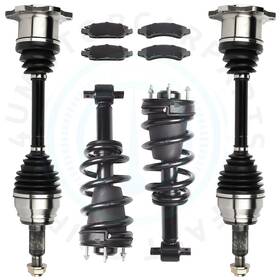 13265316 4umotor Front Cv Axles Brake Pads Complete Struts For Chevrolet Avalanche 5.3l 2008-2012