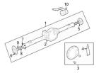 52070350ab Jeep Chrysler Oem Axle Shaft