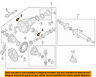535503e150 Kia Oem Borrego Front Axle Seal Right