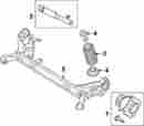 55501-et000 55501et000 Nissan Genuine Oem Axle Beam
