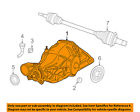 68251553aa Mopar Chrysler Oem Axle Housing-rear-axle