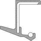 710202 National Seal-bearing Axle Shaft