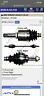 66-7355 828028266525 On Front Cv Axle Shaft Pair For Subaru