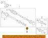 9031150045 Toyota Oem Drive Seal Left