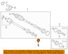 90311a0029 Toyota Oem Drive Seal Right