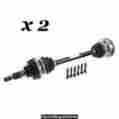 96433202417 Oem Gkn Loebro Porsche 911 Axle Shaft Assembly Rear Left And Right New Ns