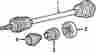 987-332-024-61 98733202461 Porsche Genuine Oem Axle Assy