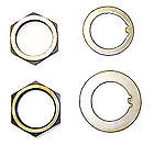 A-867 Crown Omix Willys Jeep Front Spindle Nut Kits New