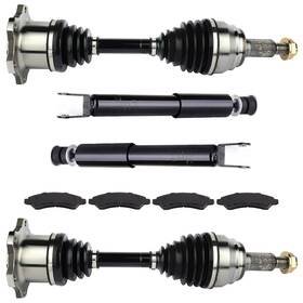 Afp832666a20 Afpaparts20 Fits Chevrolet Silverado 1500 5.3l 2005-2006 Front Cv Axle Brake Pads Struts