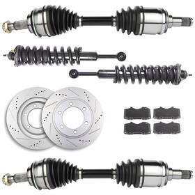 Afp832671a20 Afpaparts20 Fits Toyota Fj Cruiser 4.0l Front Cv Axle Complete Struts Brake Pads&rotors