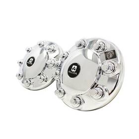 082122 Alcoa Axle Hub Cap Front 8 X 275 Mm. Bolt Pattern Chrome