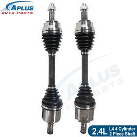 Aplusparts2016 Ncv12075 Cv Axle Shaft Front Left And Right Set For Chrysler 200 2.4l 2 Piece 2015-17