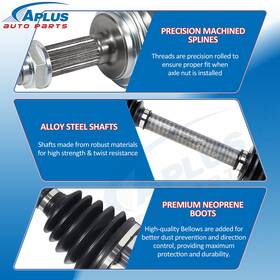 Aplusparts2016 Ncv47018 Cv Axle Assembly Front Pair For Ncv47019