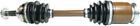 Atv-kw-8-303 Interparts Complete Axle For 701567351139
