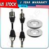 Aut83265016s Autodayplus Front Cv Axle Brake Discs Rotors For Buick Allure