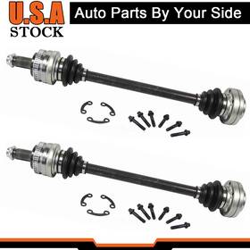 Motowld240304aa4665 Auto727 Cv Axle Rear Pair 2 Pcs For 1992 Bmw 318i Sedan /1993-1998 318is Shaft