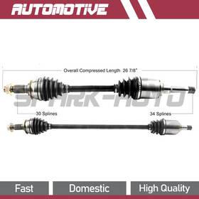 Aceszfz20251023-293 Autoacesparts Trakmotive Front Cv Axle Shaft Assembly Fits 2016 2017 2018 Chevrolet Malibu