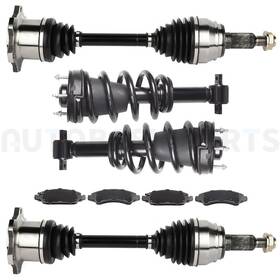 13211222 Autobasicparts Front Cv Axles Brake Pads Complete Struts For Chevrolet Tahoe 5.3l 2011-2014