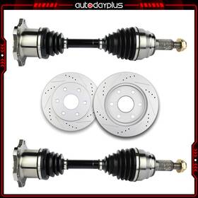Adpremake832641j23 Autodayplus For Gmc Yukon Xl 1500 4.8l 5.3l 6.0l 2000-06 Front Cv Axle Brake Discs Rotors