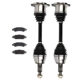 Autoparts Union Us36832n67635 For Gmc Sierra 1500 2007-18 Front Cv Axle Shaft Brake Ceramic Pads