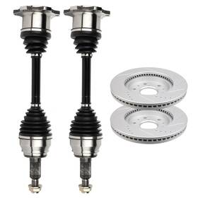 Us84832n16636 Autoparts Union Front Cv Axle Brake Discs Rotors For Chevrolet Tahoe 4.8l 5.3l 6.0l 6.2l 2007-15