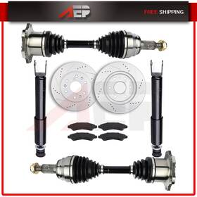 Ap83266801y Autopuppy Front Cv Axle Struts Brake Pads And Rotors For Silverado 1500 6.0l 2005-2006