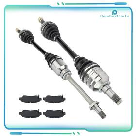 B83254101eu Beurbestparts Front Cv Axle Shaft Brake Ceramic Pads For Toyota Camry 2.2l Xle Le 2001-1992