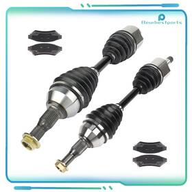 B83265301eu Beurbestparts For Chevrolet Impala Venture Buick Lacrosse Front Cv Axle 4 Brake Ceramic Pads