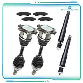 B83266601eu Beurbestparts Front Cv Axle Brake Pads Struts For Chevrolet Silverado 1500 5.3l 2006 2005