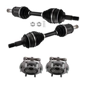 Mp2id8 Bfo Cv Axle Shaft Wheel Hub Bearing For Toyota Tacoma Front L R Base Model 2005