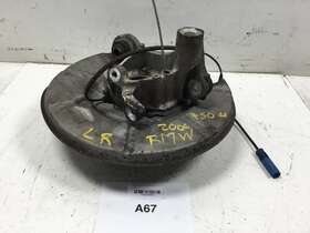 9106031604543071 Bmw 2006 750li Rear Left Spindle Knuckle/stub With Abs Sensor Fit 06 750i Oem