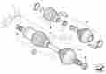 Bmw31607545125 Bmw Genuine Axle Shaft Assembly Output 670 Mm Front Left E70 E70n E71