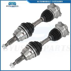 12436986 Byuscarparts 2pcs Cv Axles For Chevrolet Silverado 1500 Hd 2005-2006 Front Side 4wd