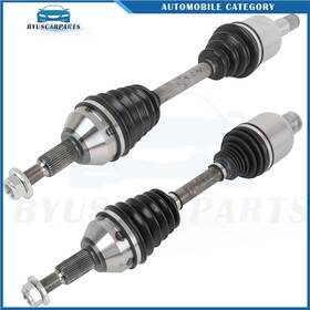 12436993 Byuscarparts 2x Cv Axle Shaft Front For Chrysler Town And Country 2008-2016 Ram C/v 2012-2015