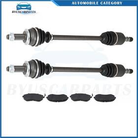 12970181 Byuscarparts Front Brake Ceramic Pads Cv Axle For Subaru Outback Legacy 2.5l 3.0l 2005-09