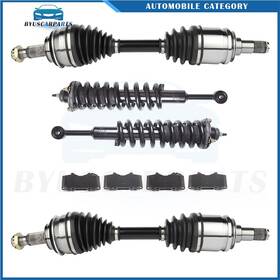 12970226 Byuscarparts For Toyota Tacoma 4.0l 2005-2010 Front Cv Axle Brake Pads Complete Struts