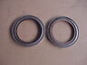 C19068 Unbranded Nos Metal Leather Rear Hub Outer Oil Seals Jaguar