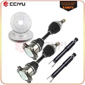 Z83266718g Cciyu For Gmc Sierra 1500 4.3l 4.8l 5.3l 1999-06 Front Cv Axle Brake Rotors Struts