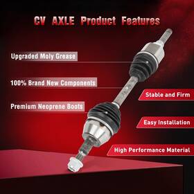 Ze17581201g Cciyu Front Driver Cv Axle Shaft Assembly For Ford Transit Connect 2014-2018 1.6l 2.5l