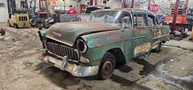 435.gm1s55 Chevrolet 1955 Bel Air Rear Axle Assembly 3.55 Open Code-ab
