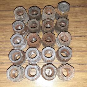 499.gm8394 Chevrolet Oem Qty 20 Wheel Lug Nuts 88 89 90 91 92 93 94 Chevy Blazer S10 Gmc Jimmy K1